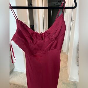 JAUS Micaela Dress- Cherry size S